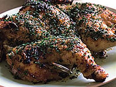 Marinované ku�e pe�ené naplocho