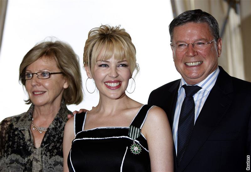 Kylie Minogue s rodii pi pebírání ádu umní a literatury