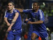 Chelsea - Liverpool, Lampard (vlevo),Malouda