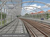 Vizualizace stanice Praha Liboc