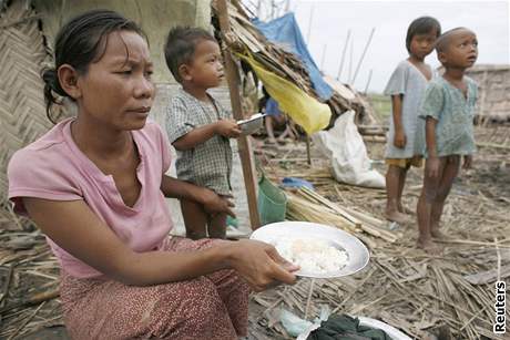 Barma po cyklonu Nargis (13. kvtna 2008)