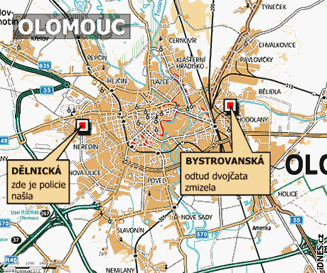 mapa - nos dvojat dvanctiletou 