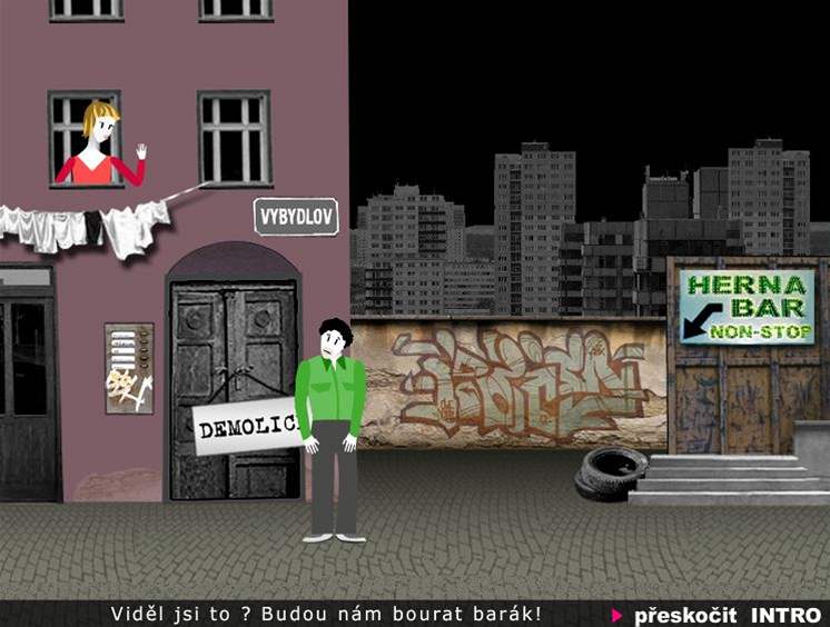 Flashová hra Ghettout se snaží mladým lidem přiblížit složitý život v sociálně vyloučené lokalitě