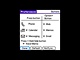 Screenshot displeje komuniktoru Palm Centro