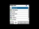 Screenshot displeje komuniktoru Palm Centro