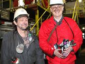 Ministr práce a sociálních vcí Petr Neas fáral na Dolu Lazy v Ostravsko-Karvinském revíru