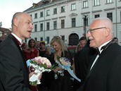 Praské jaro 2008 - Roman Blor a Václav Klaus