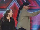 Ondej Ruml, Gábina Osvaldová a Jií Zonyga v souti X Factor 11.5.2008