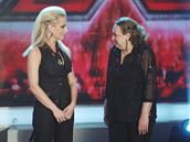 Martina Pártlová a Gábina Osvaldová v souti X Factor 11.5.2008