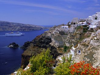 řecký ostrov Santorini