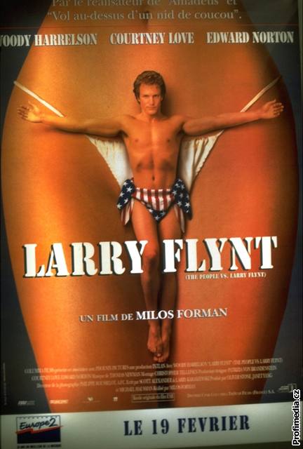 Plakát k filmu Lid versus Larry Flynt
