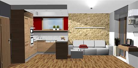 Tři ideální varianty obývací kuchyně