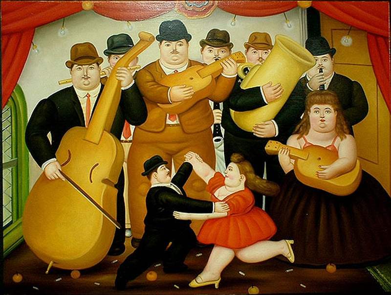 Fernando Botero:Kolumbijský bál