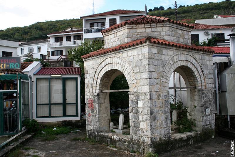 erná Hora, Ulcinj. Pohled ze Starého msta k Malé plái