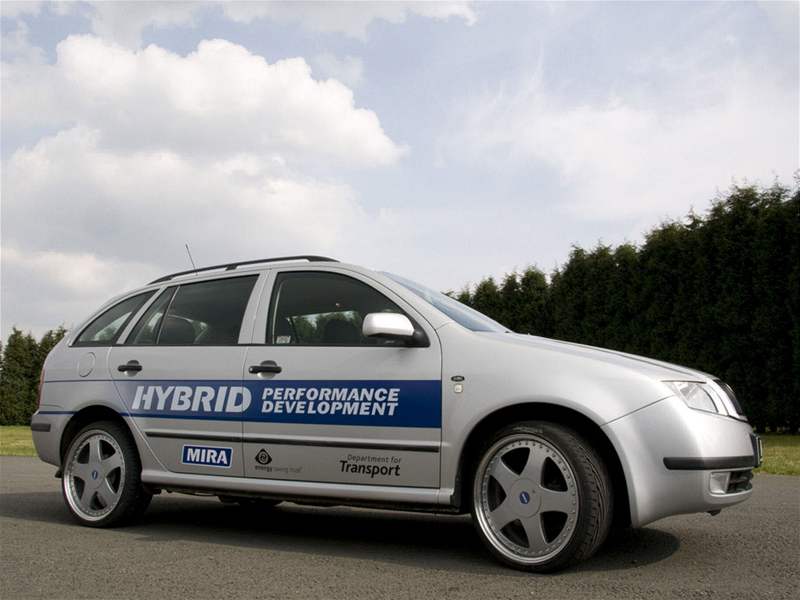 Koncept MIRA H4V - hybridní Fabia Combi