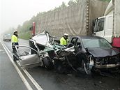 hromadná nehoda u Hukvald (21.5.2008)