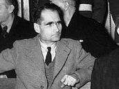 Rudolf Hess bhem procesu v Norimberku