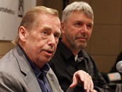 Uvedení hry Odcházení - Václav Havel a Ondej Hrab