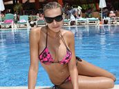 Sexy Hana Ma�líková p�i focení kalendá�e pro firmu FV Plast 
