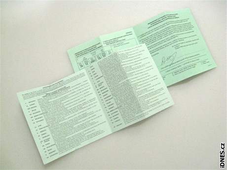 Zelenou kartu vtina idi dostane u s kadoroní sloenkou pro platbu povinného ruení.