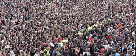 Koncert kapely Metallica - vyprodan stadion