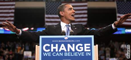 Ano, meme zmnit zemi,sálalo charizma z Baracka Obamy. A lidé mu uvili.