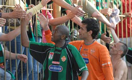 Za Píbram hráli cizinci u v minulé sezon. Na snímku De Oliveira Danilo (vlevo).