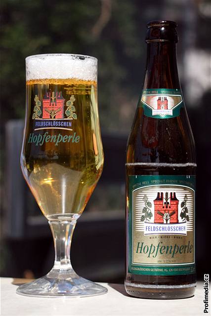 výcarské pivo Hopfenperle