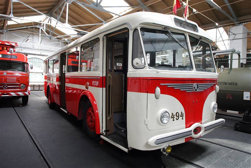 Trolejbus Praga z roku 1936 slouil jako chlívek