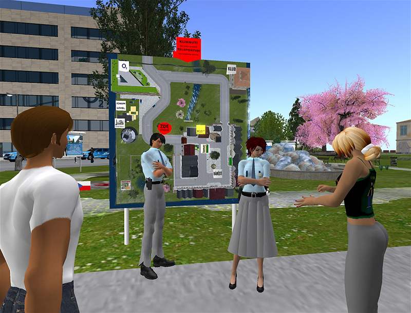 eská policie ve virtuálním svt Second Life