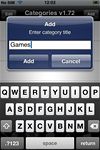 iPhone categories