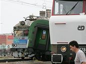 Na Hlavním nádraí v Brn se srazily vlaky, které souasn vyjídly z páté a esté koleje
