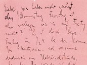 Neznámý dopis Franze Kafky