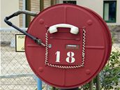 Schránky na dopisy ve m�st� St. Martin-d'Abbat