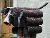 Schránky na dopisy ve m�st� St. Martin-d'Abbat