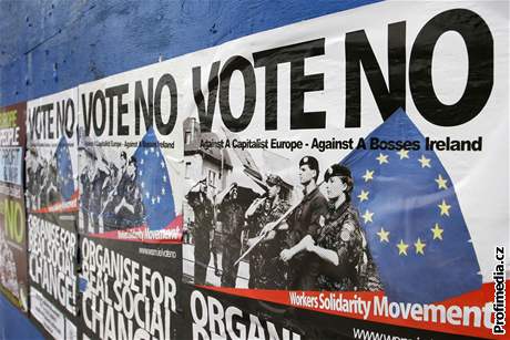 Irsko: kampa ped referendem o Lisabonské smlouv letos v ervnu.