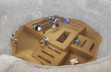 Hrobka Jednika uang-tunu odkrytá v provincii An-chuej