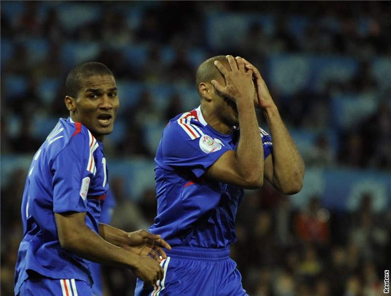 Malouda (vlevo) a Henry (Francie)