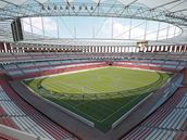 Vizualizace nového fotbalového stadionu v Brn