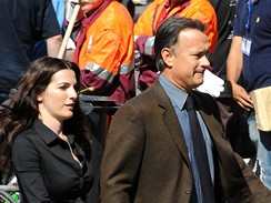 Z naten filmu Andl a dmoni - Tom Hanks a Ayelet Zurer