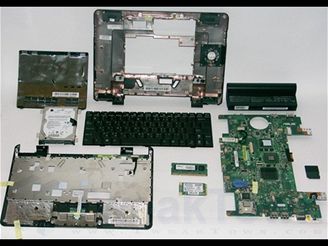 Asus Eee PC 1000H v rozebranm stavu