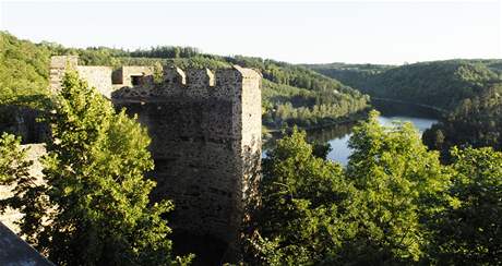 Romantický hrad Corntejn u Vranovské pehrady