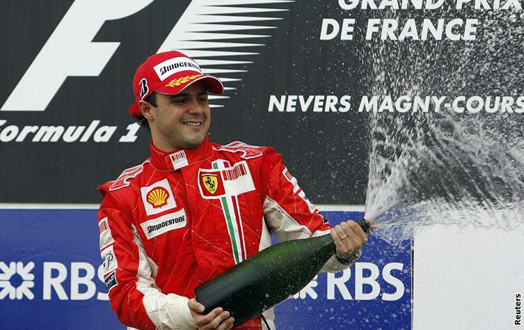 Felipe Massa na stupních vítz