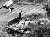 Z výstavy Nakonec p�ijely tanky