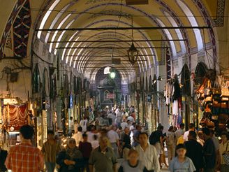 bazar v Istanbulu, Turecko