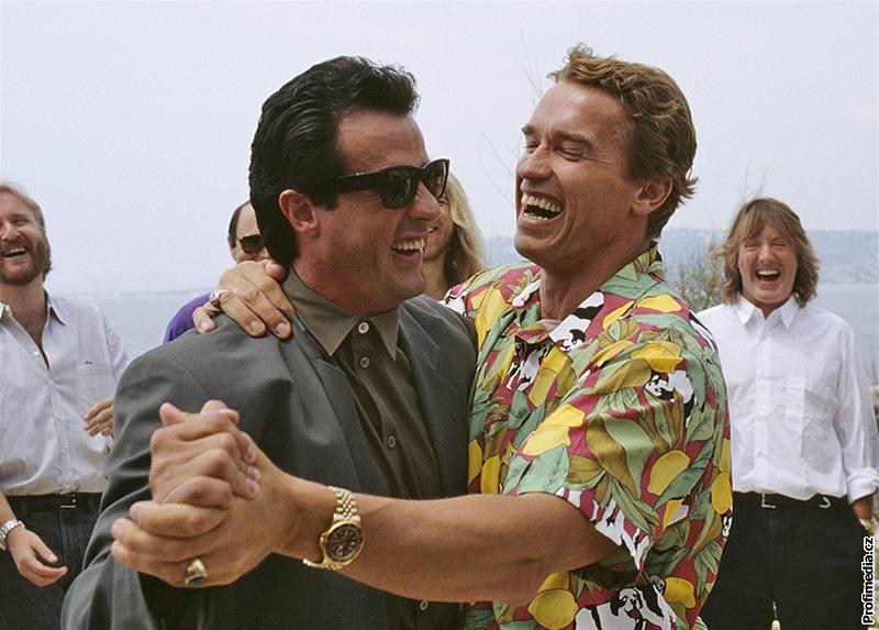 Sylvester Stallone a Arnold Schwarzenegger