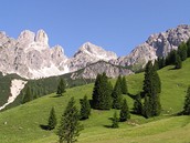 z okolí Filzmoosu v Alpách v Rakousku 