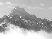 Pohled na Monte Viso z Col de Valpréveyre
