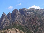 výhled do soutzky Speluka (Korsika)