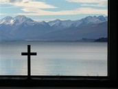 jezero Lake Tekapo (Nový Zéland)
